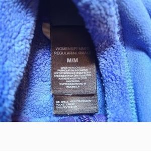 The North Face Blue Medium Zip Up Fleece Jacket Coat